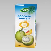 Coconut water with peach juice  1000ml